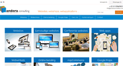 Desktop Screenshot of andoraconsulting.com