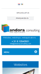Mobile Screenshot of andoraconsulting.com